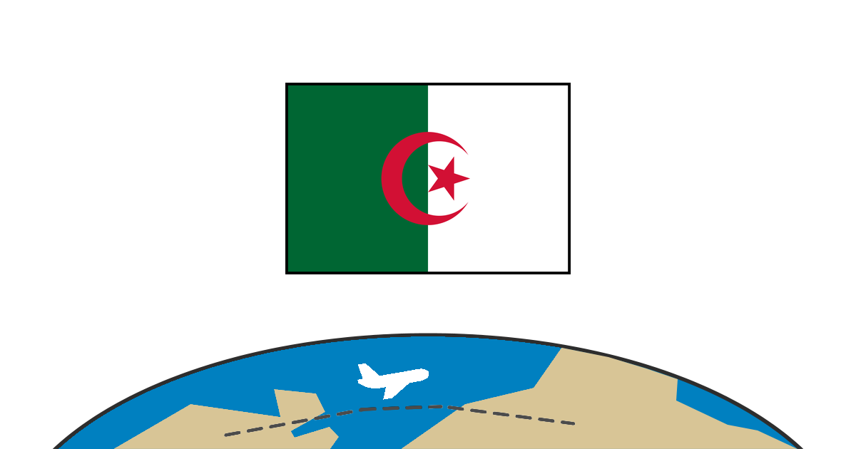 Algeria : flights, airlines and connected countries