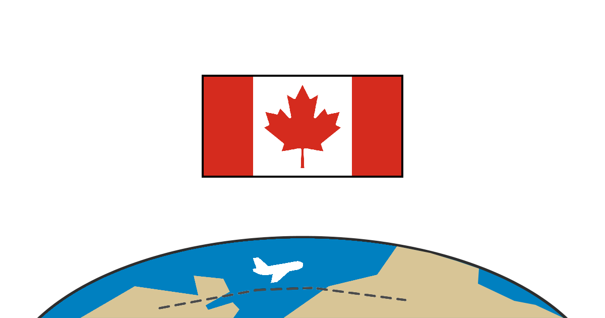 Canada : vols, compagnies aériennes et pays reliés