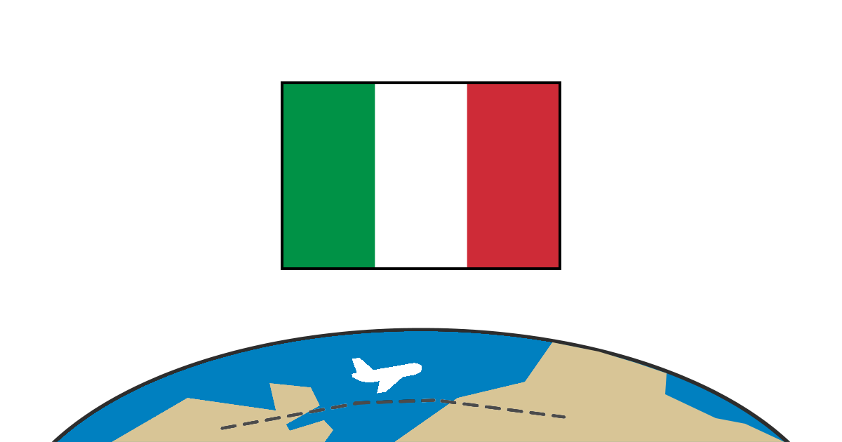 Italy : flights, airlines and connected countries