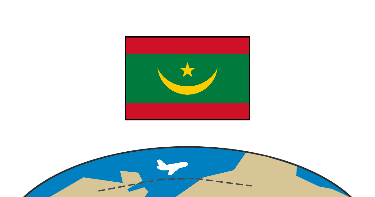 Mauritania : flights, airlines and connected countries