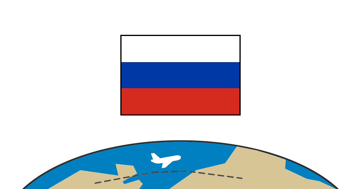 Russie : vols, compagnies aériennes et pays reliés