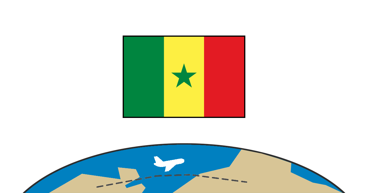 Senegal : flights, airlines and connected countries